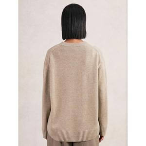REISS Ella Wool-Cashmere Crew-Neck Jumper